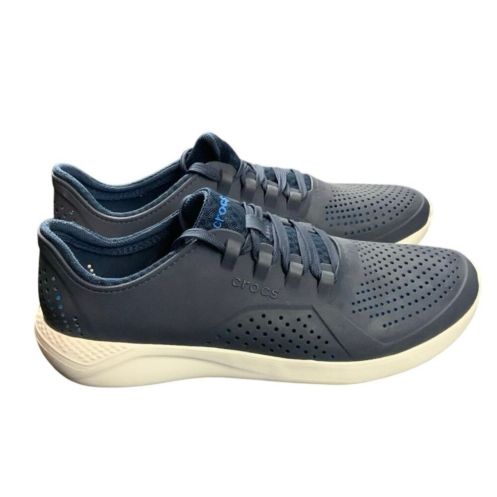 Crocs LiteRide Pacer Sneakers Navy Blue Men’s Size 13 Athletic Comfort Shoes